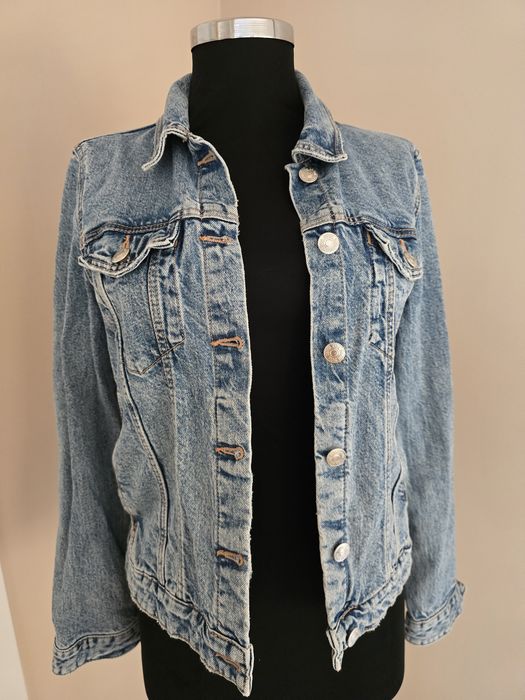 Jacheta din denim Zara marime S