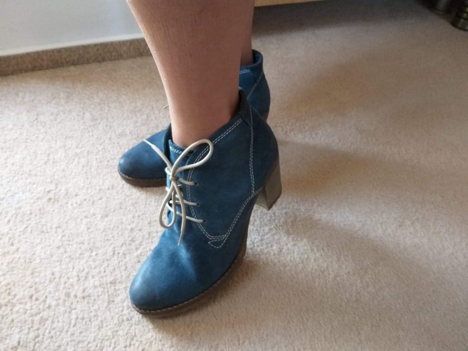 Botine dama din piele intoarsa