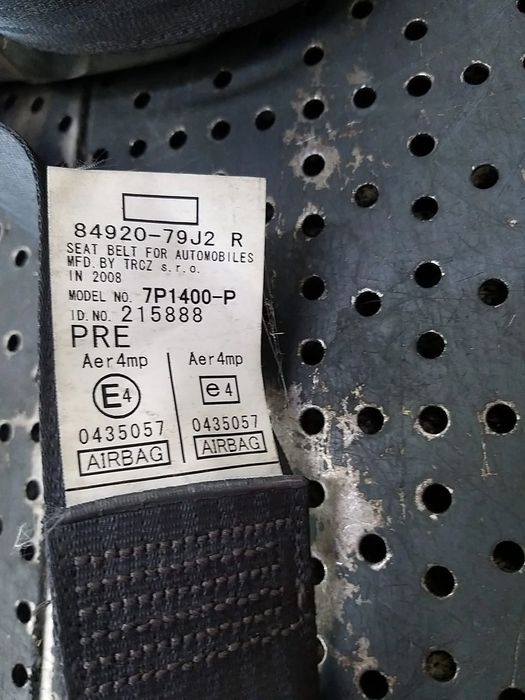 Centura siguranta dreapta fata suzuki sx4 ey gy 8492079j2r