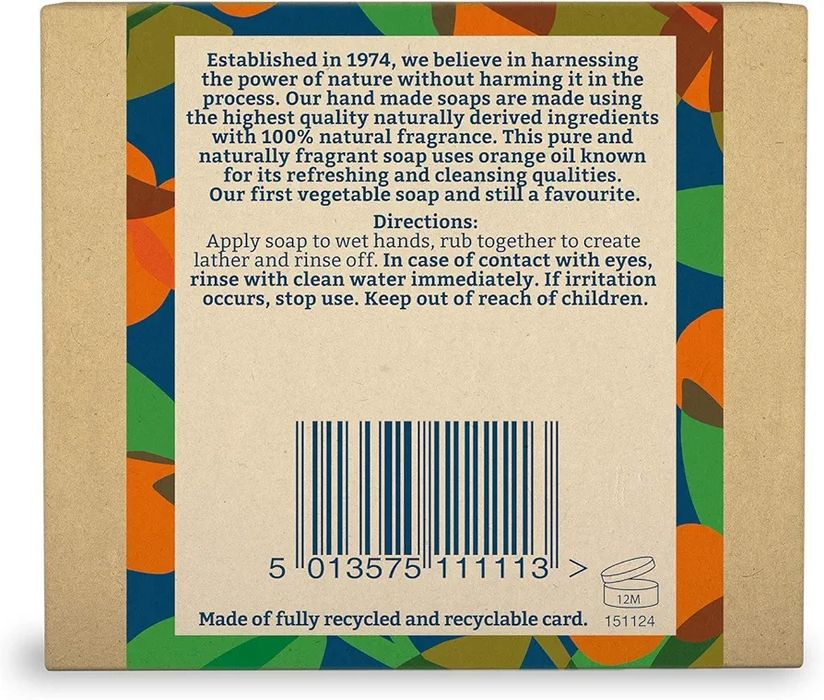 6  Bucăți natural de mâini Faith in NatureSăpun natur