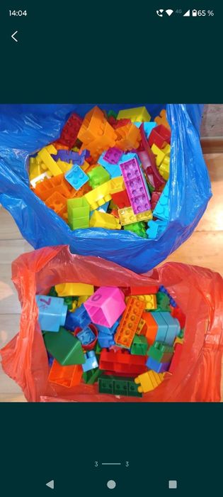 Cuburi tip lego duplo peste 3 kg