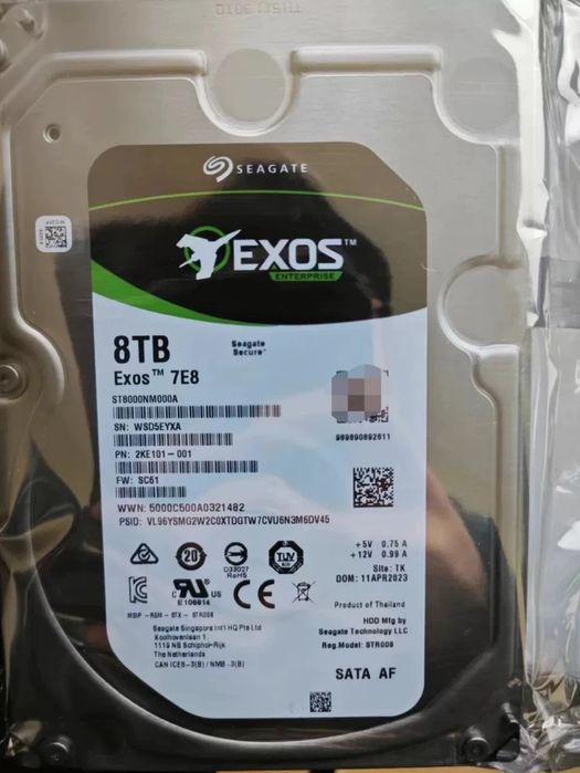 Жесткий диск 8 Тб Seagate EXOS