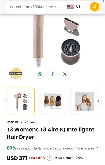 Uscator de par inteligent T3 Aire IQ