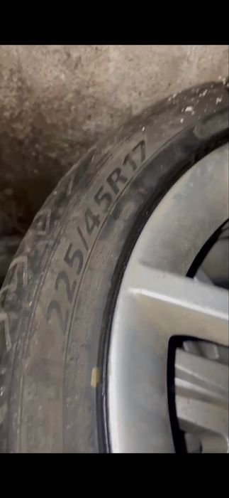 Jenti + cauciucuri noi pe 17 4x100