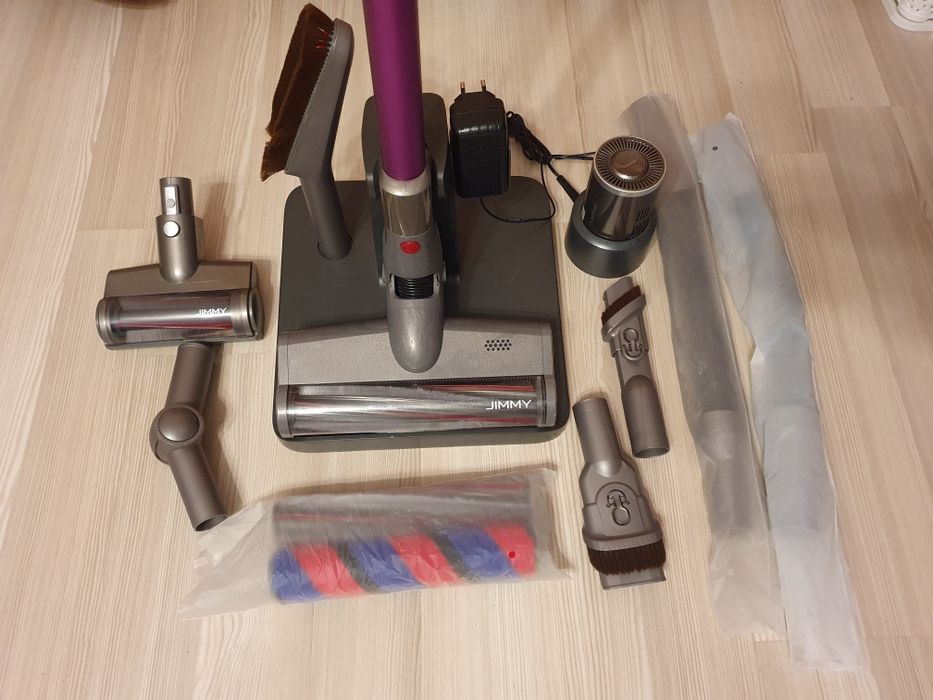 Aspirator vertical fara fir JIMMY H8 Pro, 500W, două baterii, ca NOU