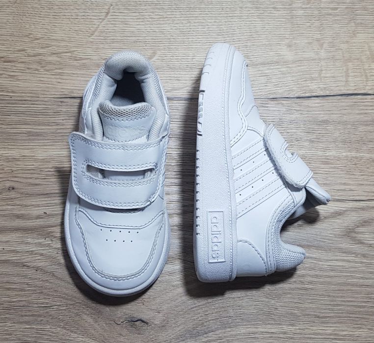 Pantofi sport ADIDAS Sneakers Hoops GW0442 Alb,  nr. 25 EU unisex