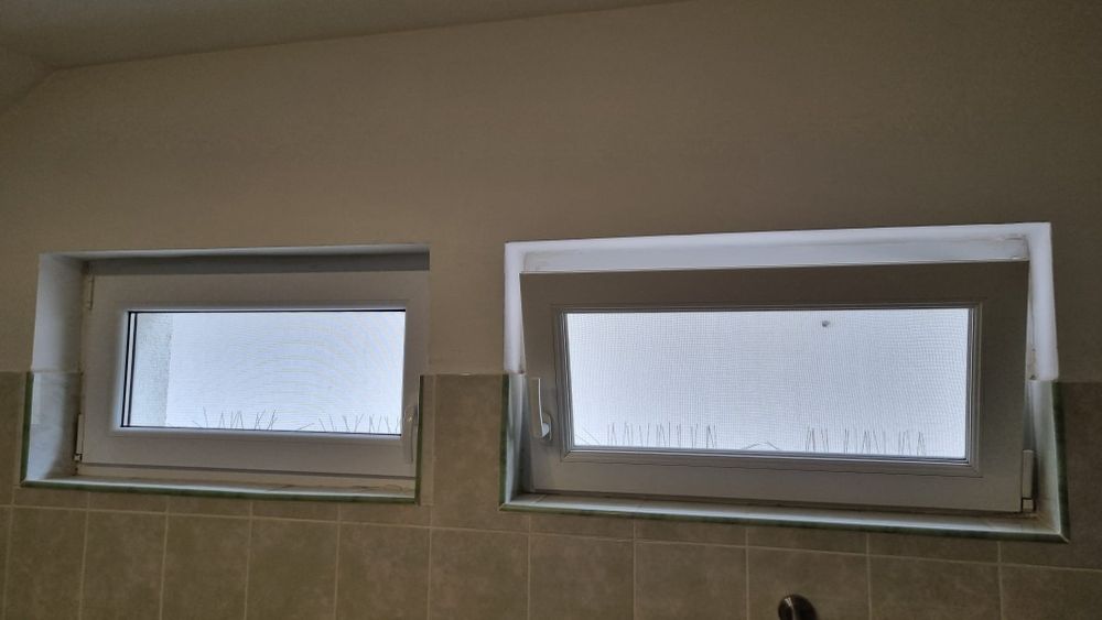 De vânzare geam termopan de baie 2 buc