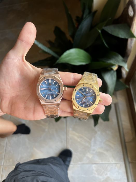 Audemars Piguet Royal Oak Rose Gold And Blue 41 mm
