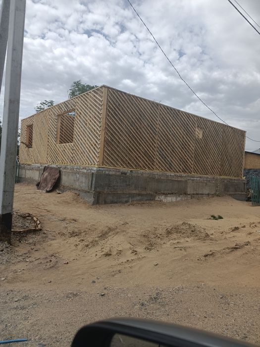 Камышово-каркасный дом