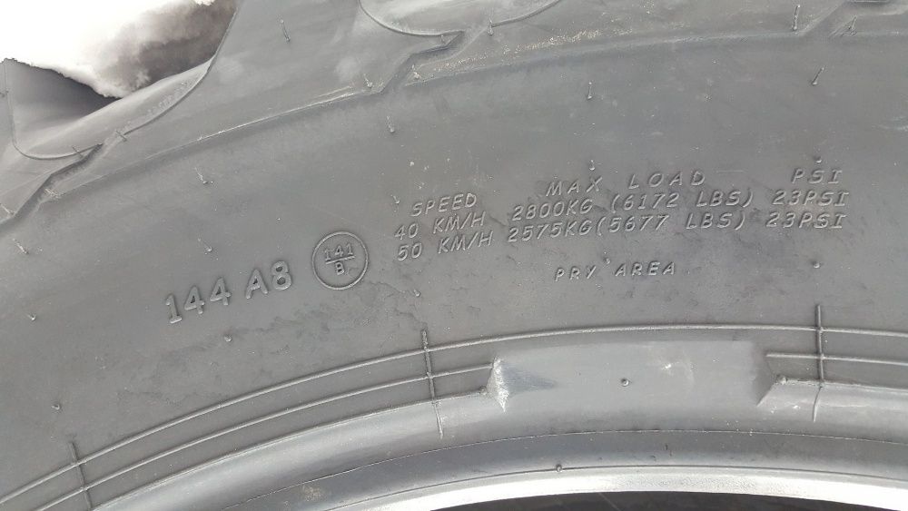 Cauciucuri radiale 16.9R38 noi echivalent 420/85R38 OZKA garantie/tva