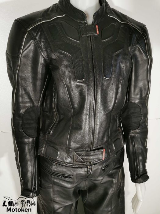Costum moto piele HEIN GERICKE dama marime geaca 40, pantalonii 42