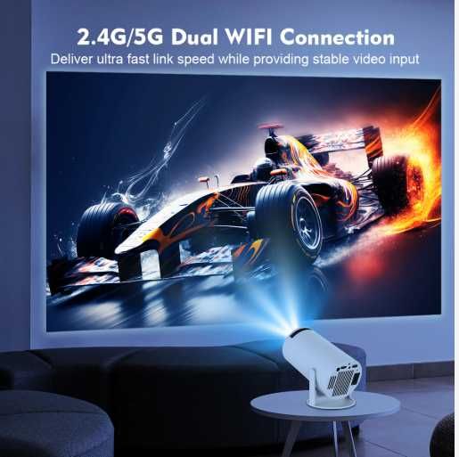 PRO+ видео проектор до 130 инча екран 4K с Android 11 Youtube Netflix