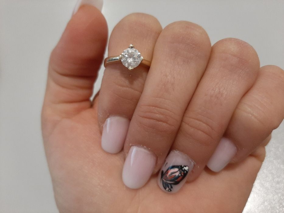 Vand inel din aur de 14k