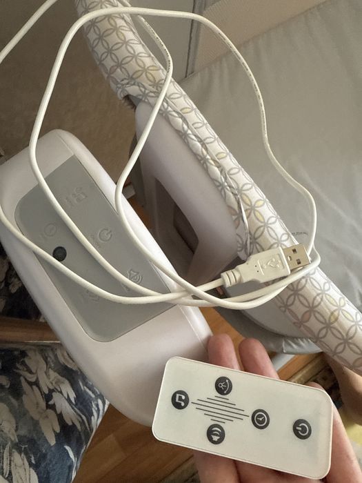 Манеж детский серый