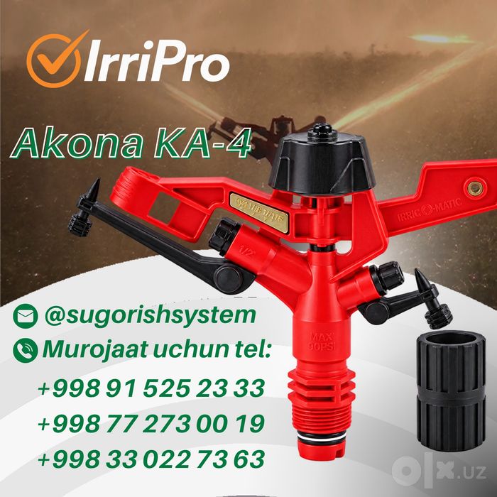 Yomğirlatib Suğorish Sprinklerlar Akona K4