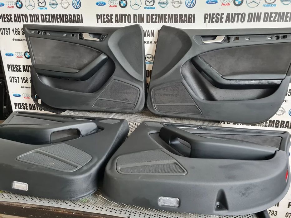 Set Fete Fata Tapiterie Usa Piele Alcantara Audi A5 Sportback 4 Usi 2.0 Tdi Euro 5 Motor CJC Cutie