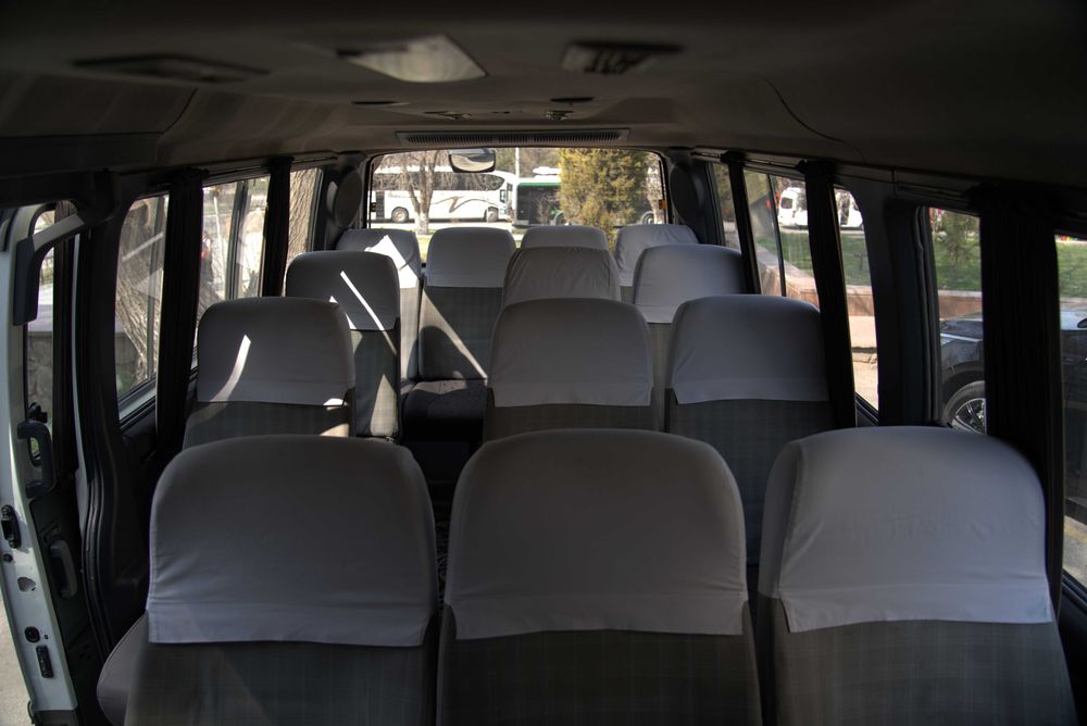 Поездка в Горы, Сукок, Паркент, 14 местный микроавтобус Istana