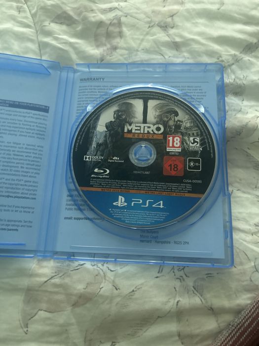 Игра на пс 5 Метро 2033