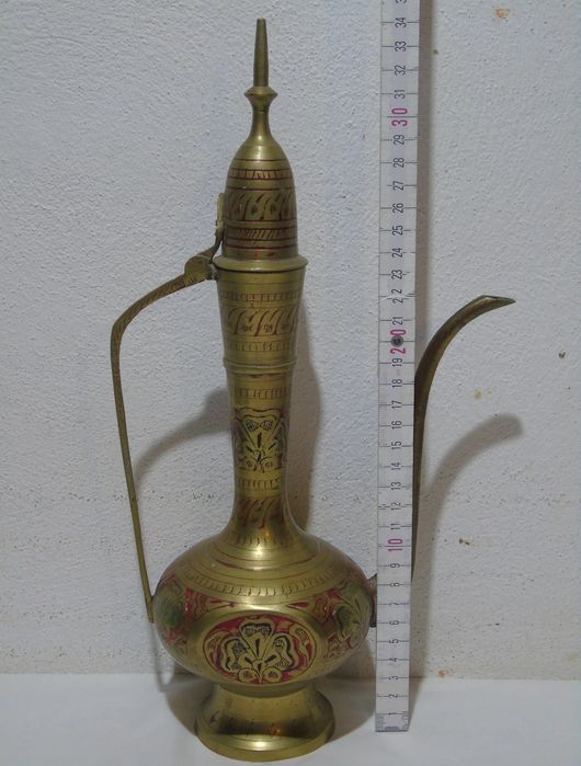 Carafă  Vintage din alamă India