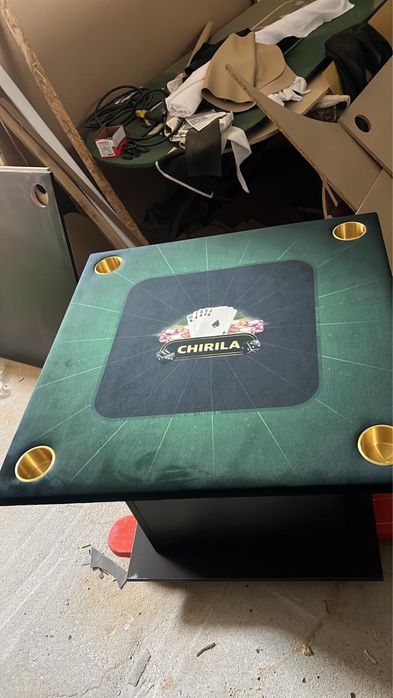 Masa de poker + remi customizata CustomTables.eu Bucuresti