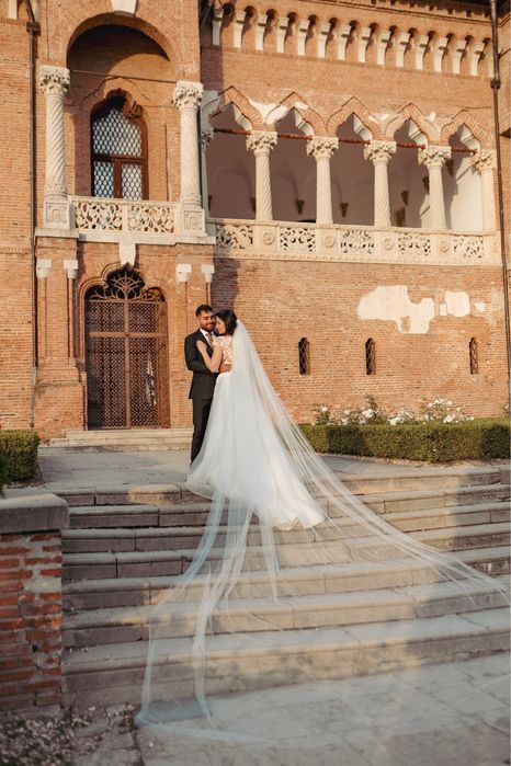 Rochie de Miresa și voal de 5 metrii