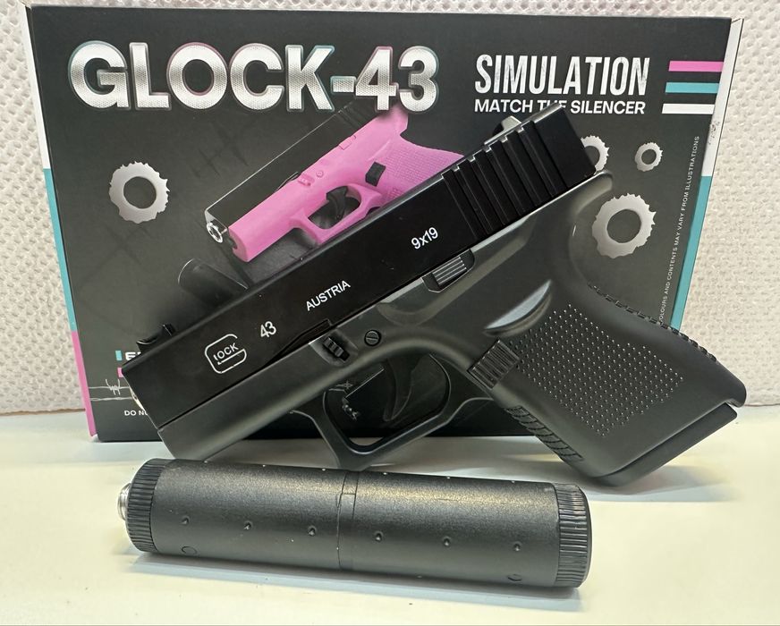 Метални Airsoft Пистолети + 1000 топчета подарък НОВИ МОДЕЛИ