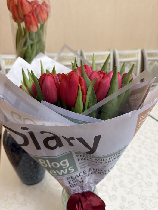 Тюльпаны 17 шт свежие