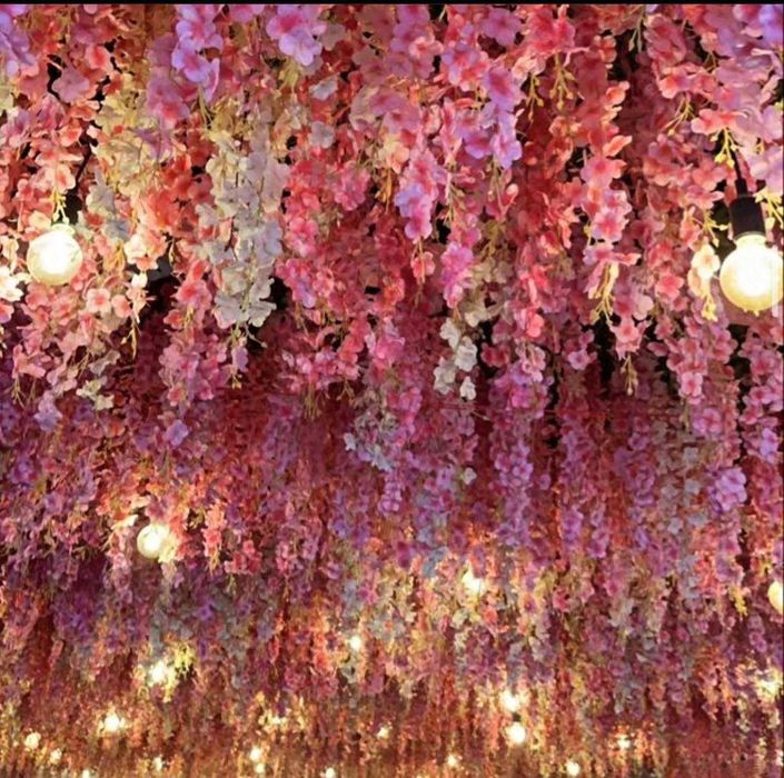 Декоративни дръвче. Изкуствени цветя