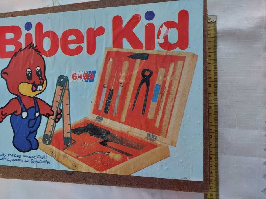 Set Unelte Jucărie Vintage „Biber Kid” – De Colecție / Retro