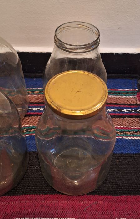 Бидони, буркани 330 и 400 мл, винтидж домакински емайл