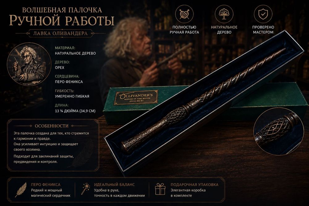 Сувенирные палочки по мотивам фильмов о Гарри Поттере