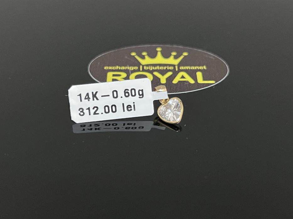 Bijuteria Royal CB : Pandant aur 14k 0,60 grame
