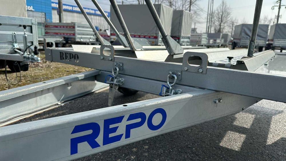 Remorca Platforma Moto Heca 220x150,3 posturi,Fabricat in RO,carte RAR