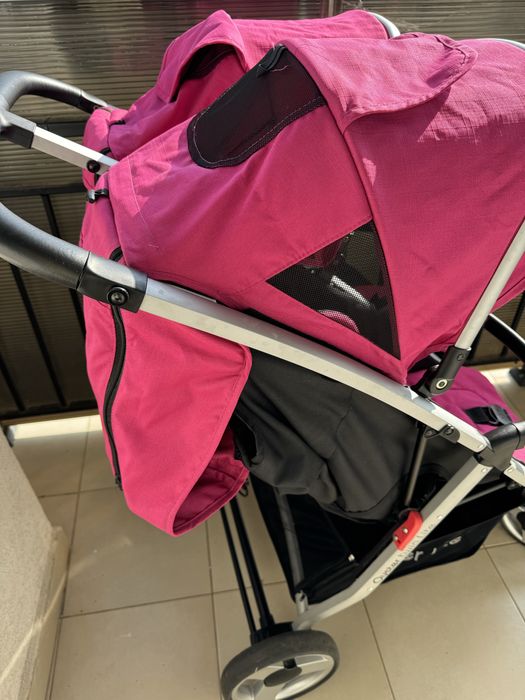 Carucior gemeni Oyster Twin Lite, Wow Pink, 0 luni+
