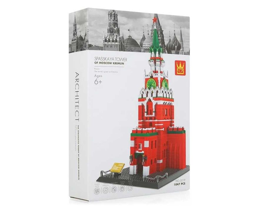 Lego Лего Московского Кремля 1047-детал Доставка бесплатно
