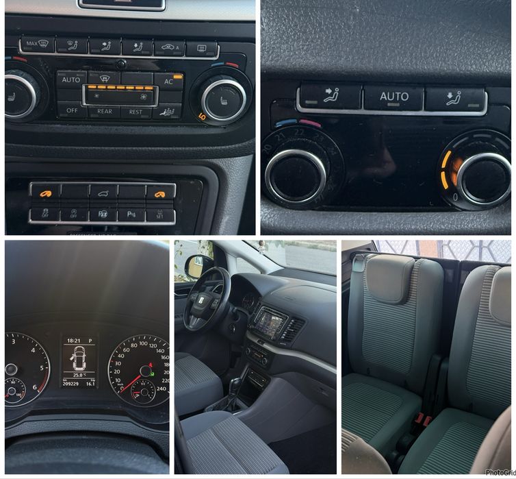 Seat Alhambra / Automat / 7 locuri / 2.0 TDI / 2012