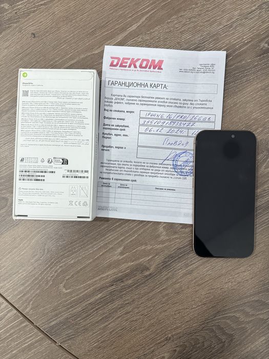 Iphone 16 pro 256GB като нов