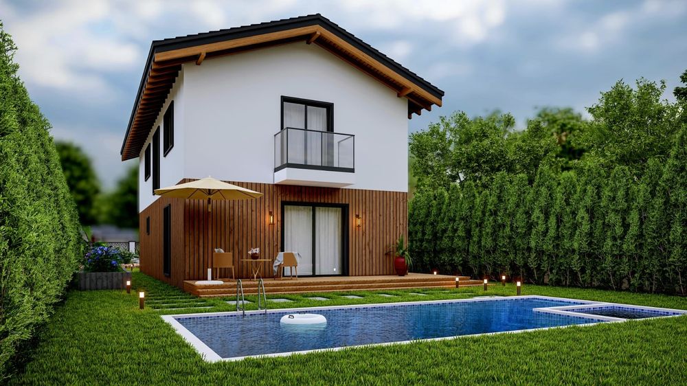 От собственик: Нова модерна къща "до ключ" в с. Пчелище – дом, проекти