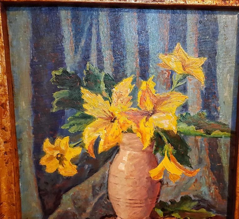 Христо Каварналиев  маслена картина, натюрморт