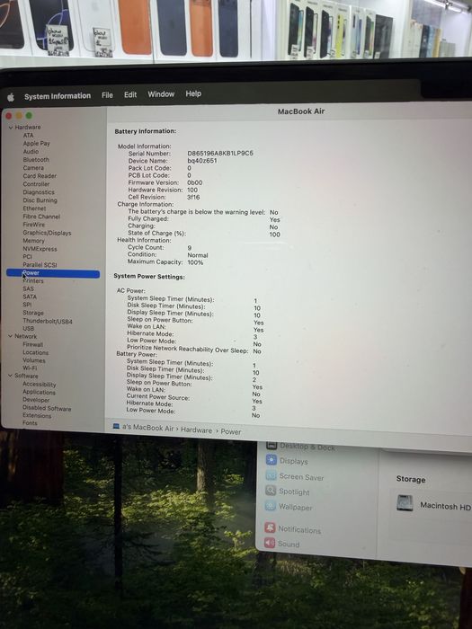 Macbook Air A15 M4   512Gb   16Gb ram