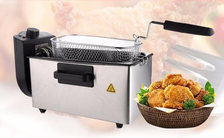 Одноцилиндровая фритюрница, 3 л, 2000 Вт