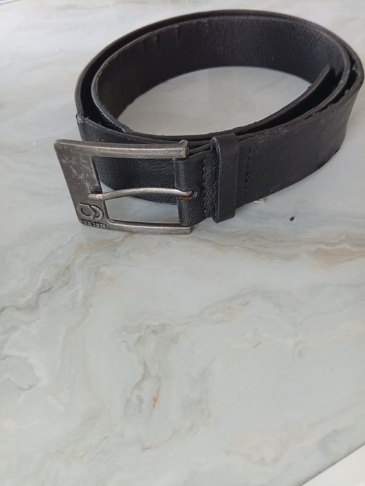 Curea piele groasa cu catarama forjata