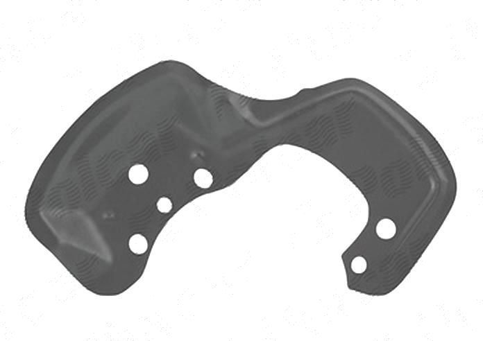 Protectie stropire disc frana Opel Calibra, 1989-1997, Astra F, 1991-1997, Tigra, 1994-2001, Corsa/Combo B, 1993-2001, fata, Dreapta, metal