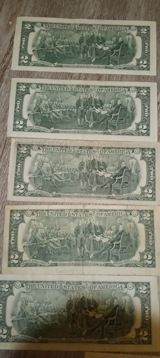 Lot 11 bancnote de 2 dolari USA