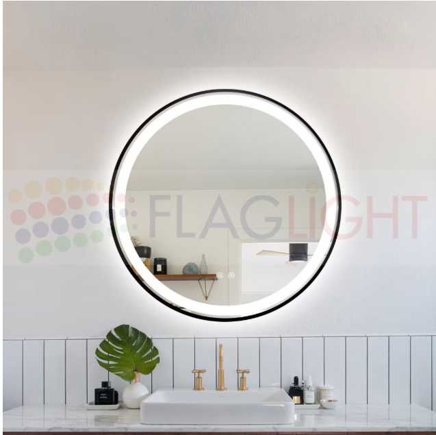 -20% Огледала за баня с LED Осветление Ф60 Ф70см с димиране подгряване