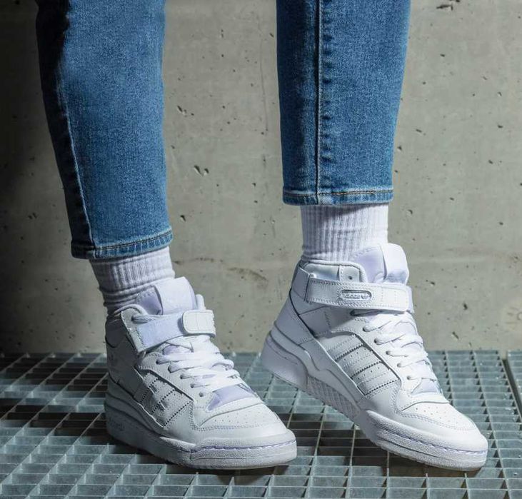 Оригинални дамски маратонки * ADIDAS FORUM MID  * EU38 и 38 2/3
