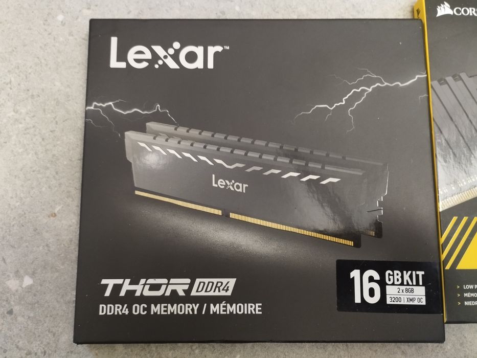 Memorie Ram Sigilata DDR4, Lexar Thor 16GB 3200Mhz/Corsair Vengeance LPX 32GB