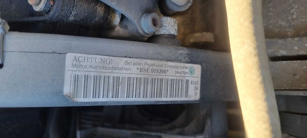 Motor 1.6 BSE fara anexe in perfecta stare de functionare