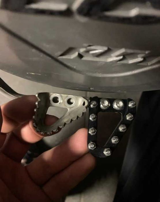 Протектор за заден спирачен диск/Степенка за лост задна спирачка заKTM