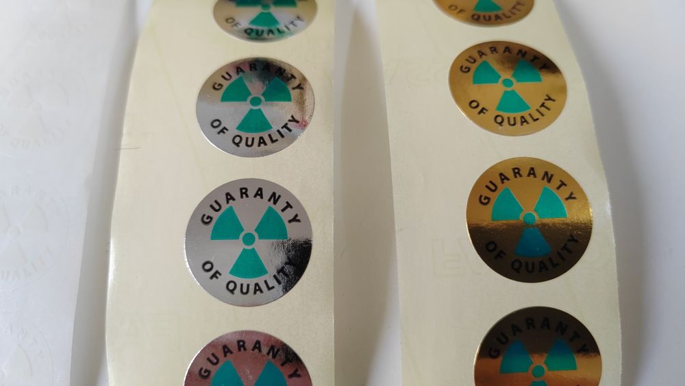 Наклейки стикеры круглые 20 мм.